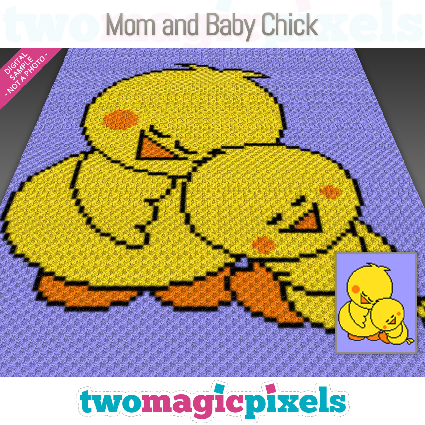 Mom and Baby Chick by Two Magic Pixels Mom and Baby Chick by Two Magic Pixels