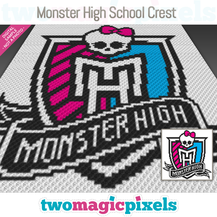 Monster High School Crest by Two Magic Pixels