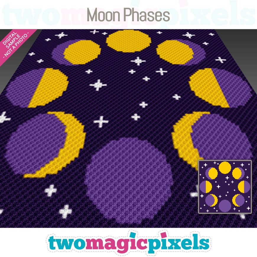 Moon Phases by Two Magic Pixels