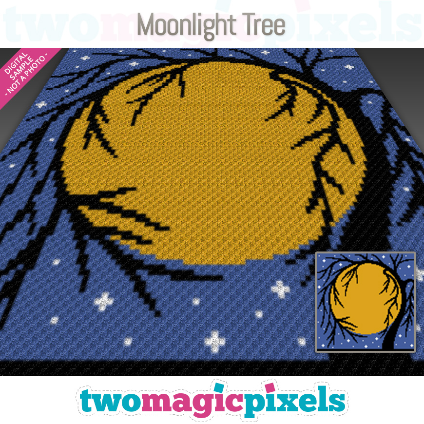 Moonlight Tree by Two Magic Pixels