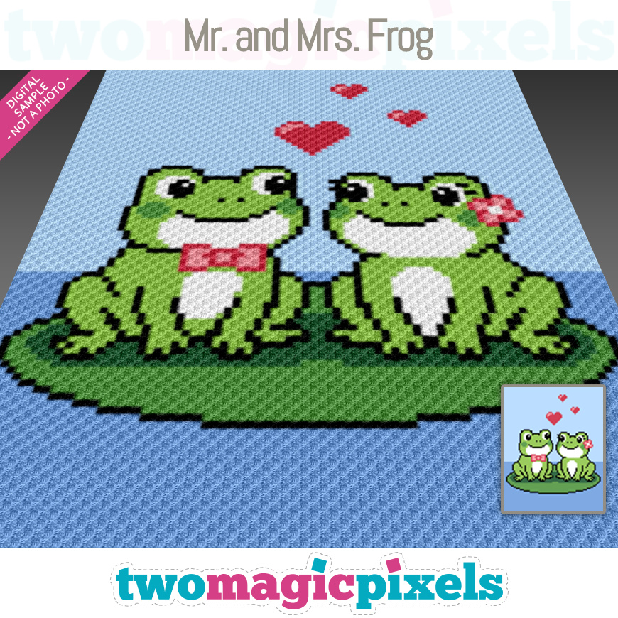 Mr. and Mrs. Frog by Two Magic Pixels