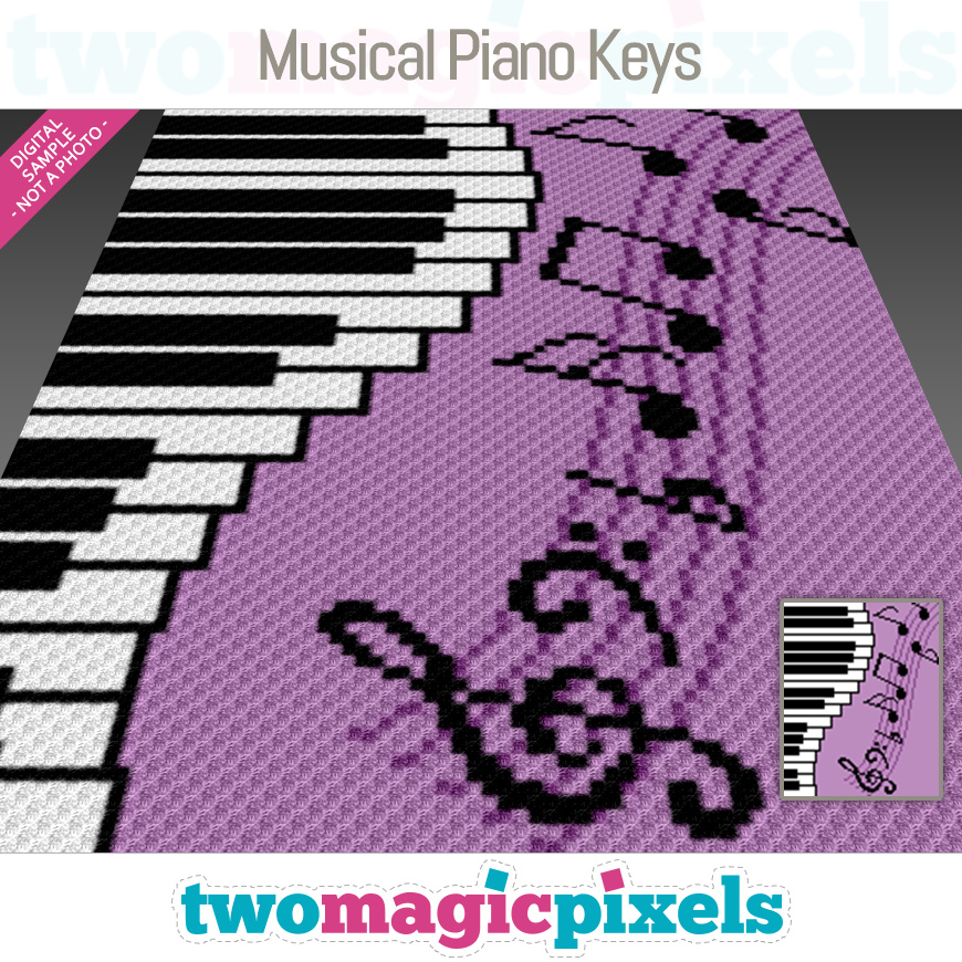 Musical Piano Keys by Two Magic Pixels