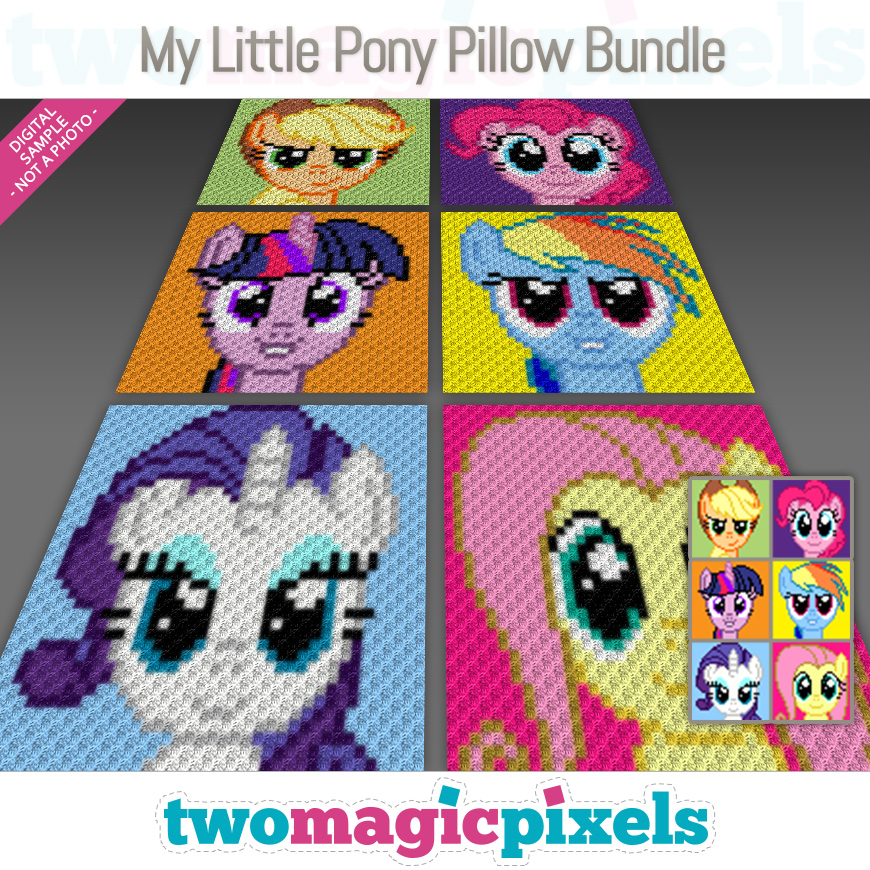 My Little Pony Pillow Bundle by Two Magic Pixels