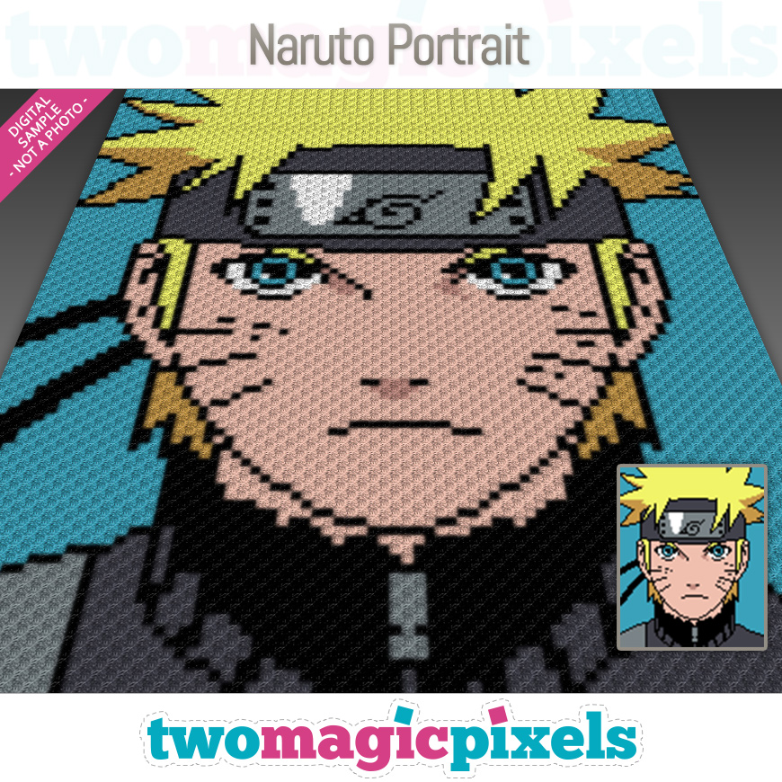 Naruto Portrait by Two Magic Pixels