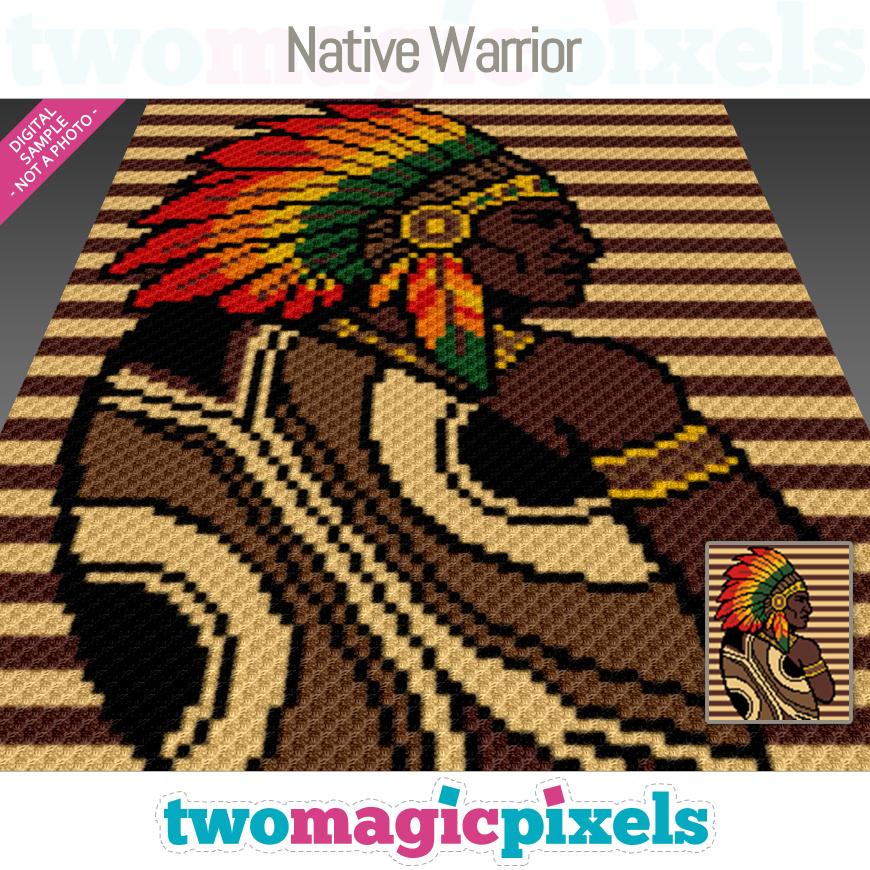 Native Warrior by Two Magic Pixels