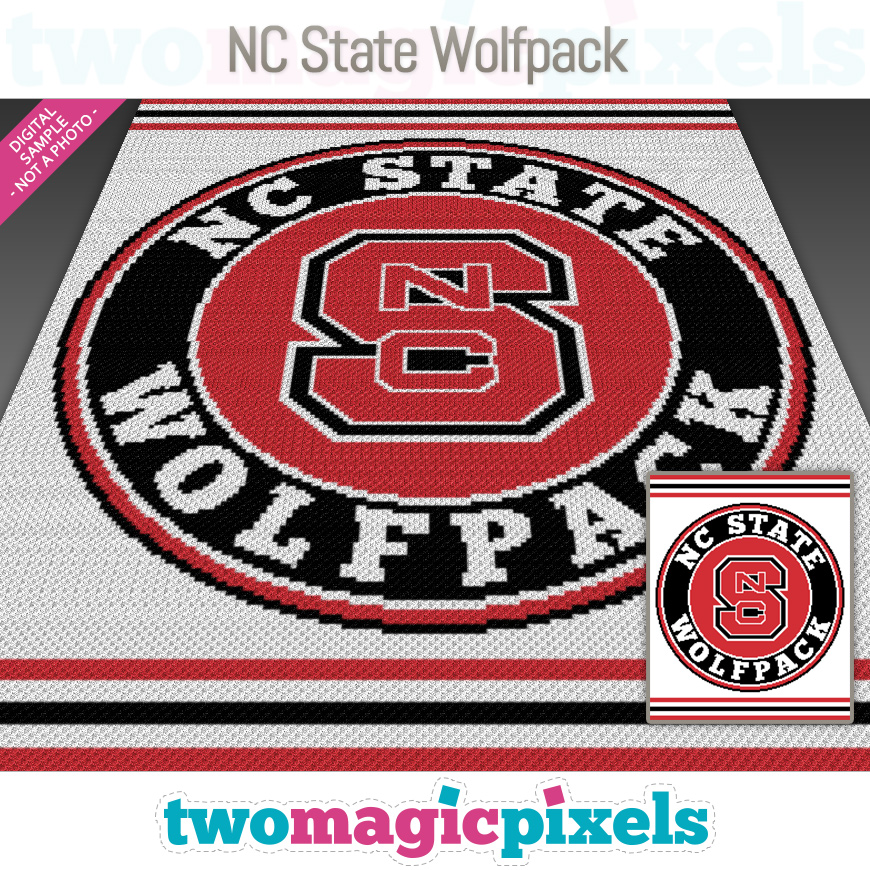 NC State Wolfpack by Two Magic Pixels