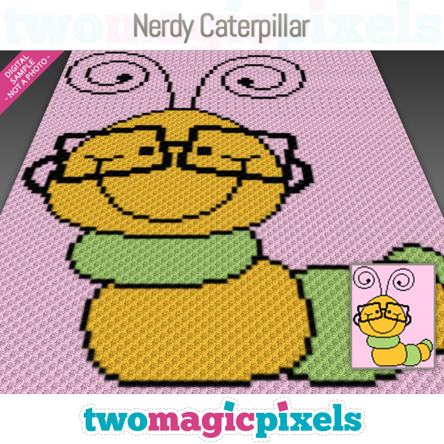 Nerdy Caterpillar by Two Magic Pixels