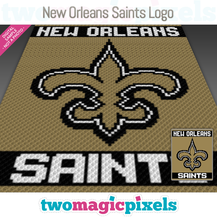 New Orleans Saints Logo by Two Magic Pixels