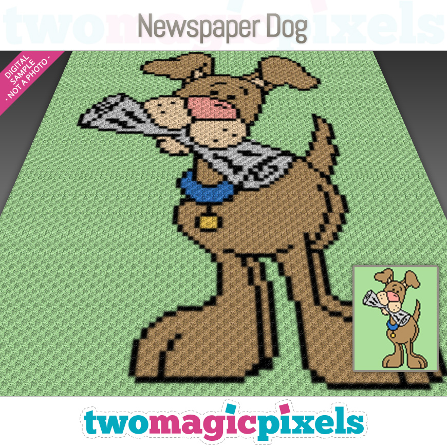 Newspaper Dog by Two Magic Pixels