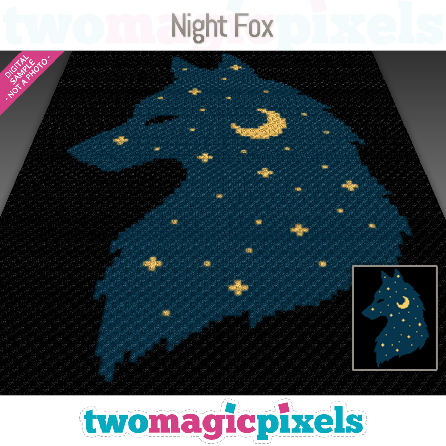 Night Fox by Two Magic Pixels