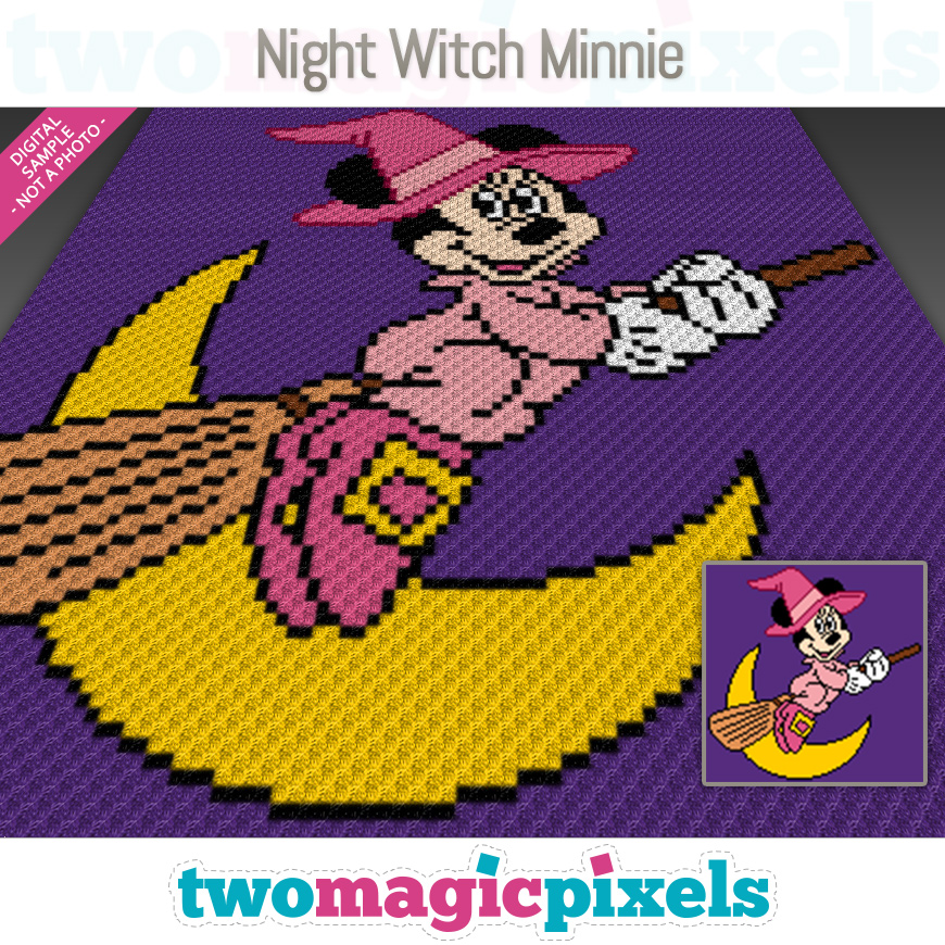 Night Witch Minnie by Two Magic Pixels