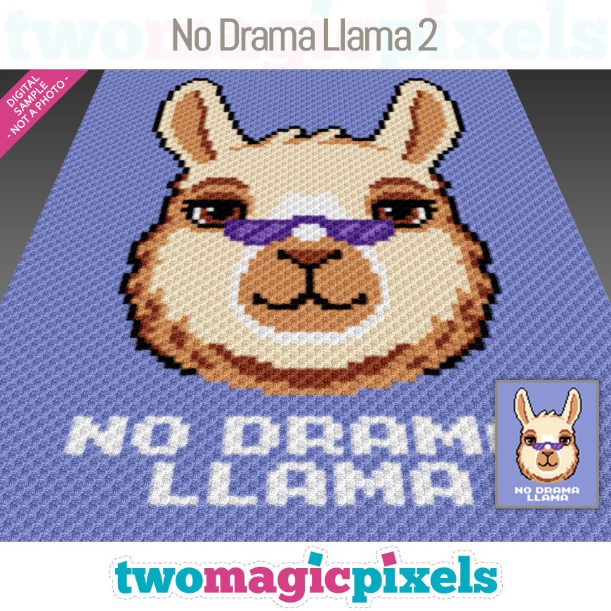 No Drama Llama 2 by Two Magic Pixels