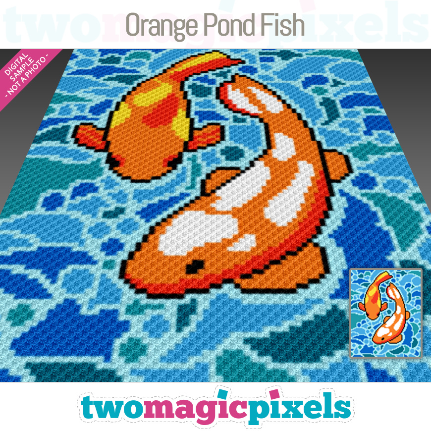 Orange Pond Fish by Two Magic Pixels