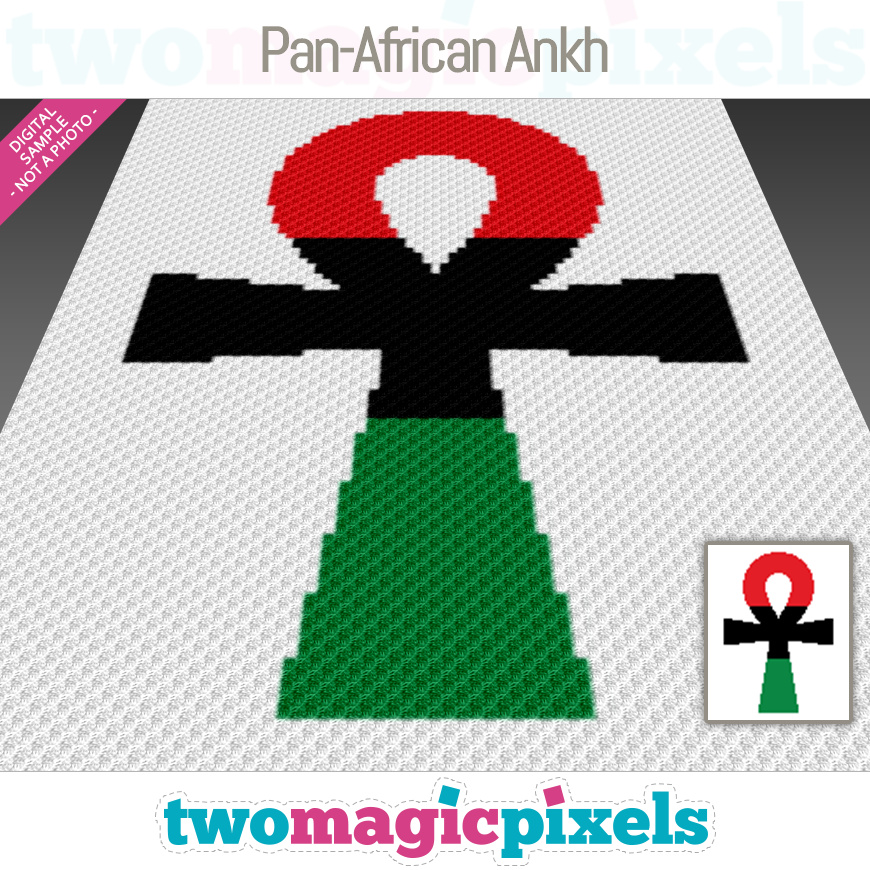 Pan-African Ankh by Two Magic Pixels