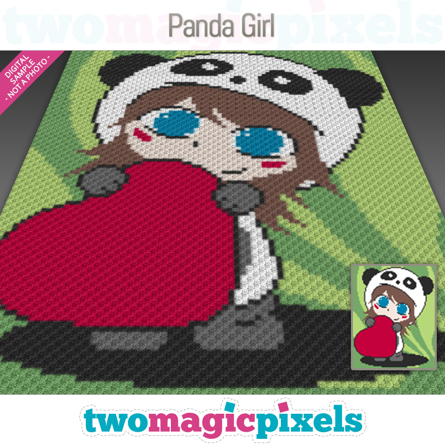 Panda Girl by Two Magic Pixels