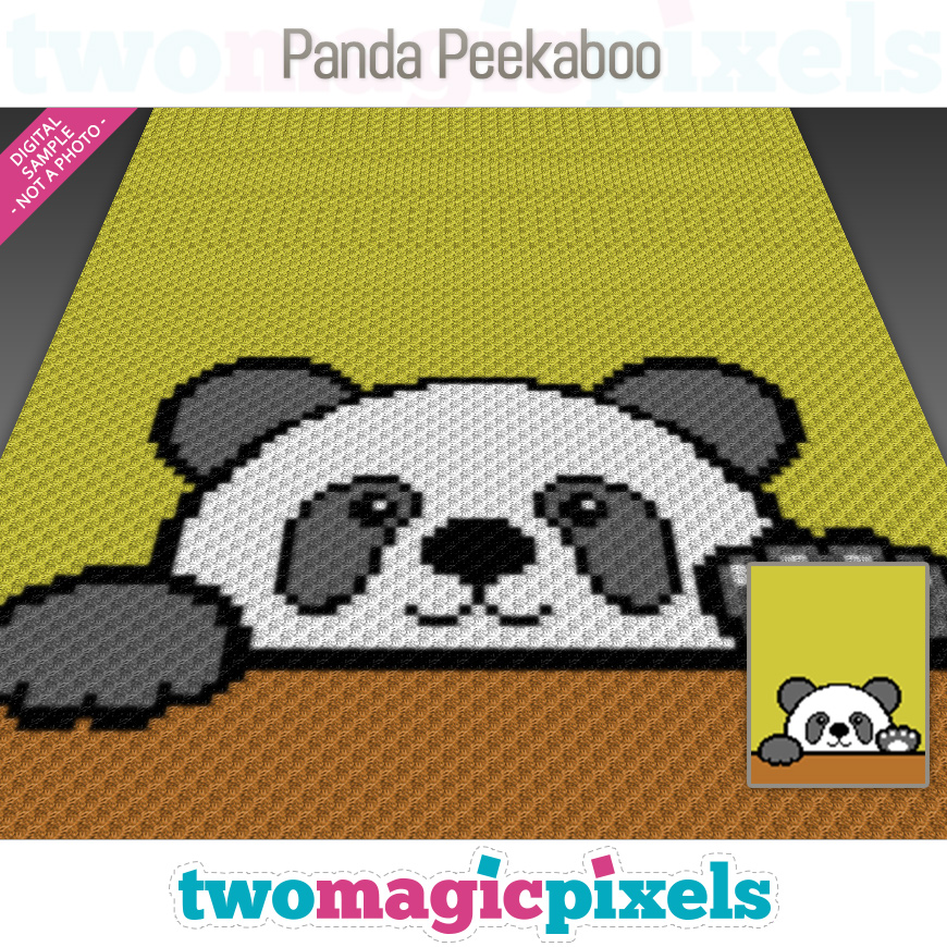 Panda Peekaboo by Two Magic Pixels