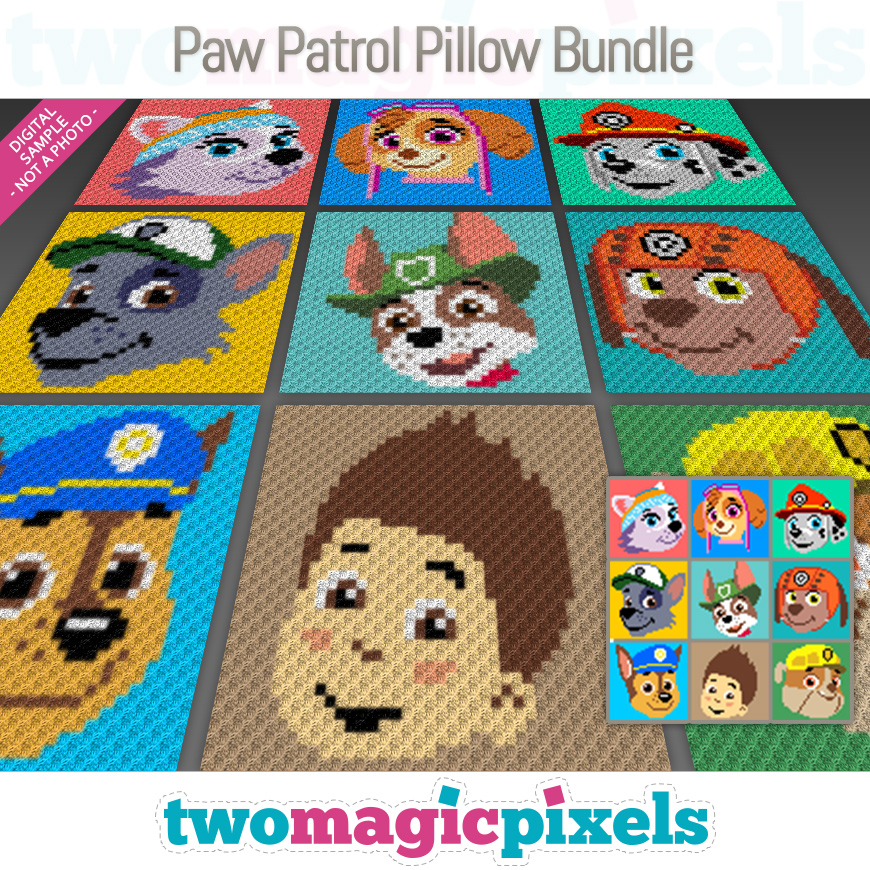 Paw Pillow Bundle by Two Pixels