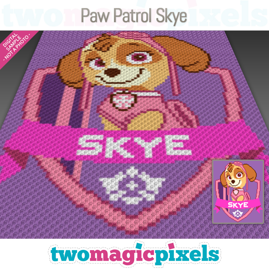 Paw Patrol Skye by Two Magic Pixels