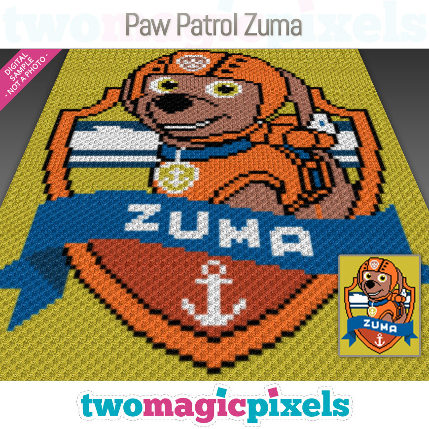Paw Patrol Zuma by Two Magic Pixels