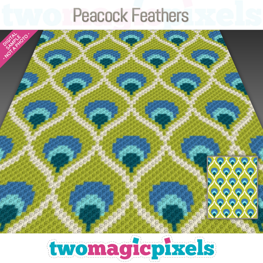 Peacock Feathers by Two Magic Pixels