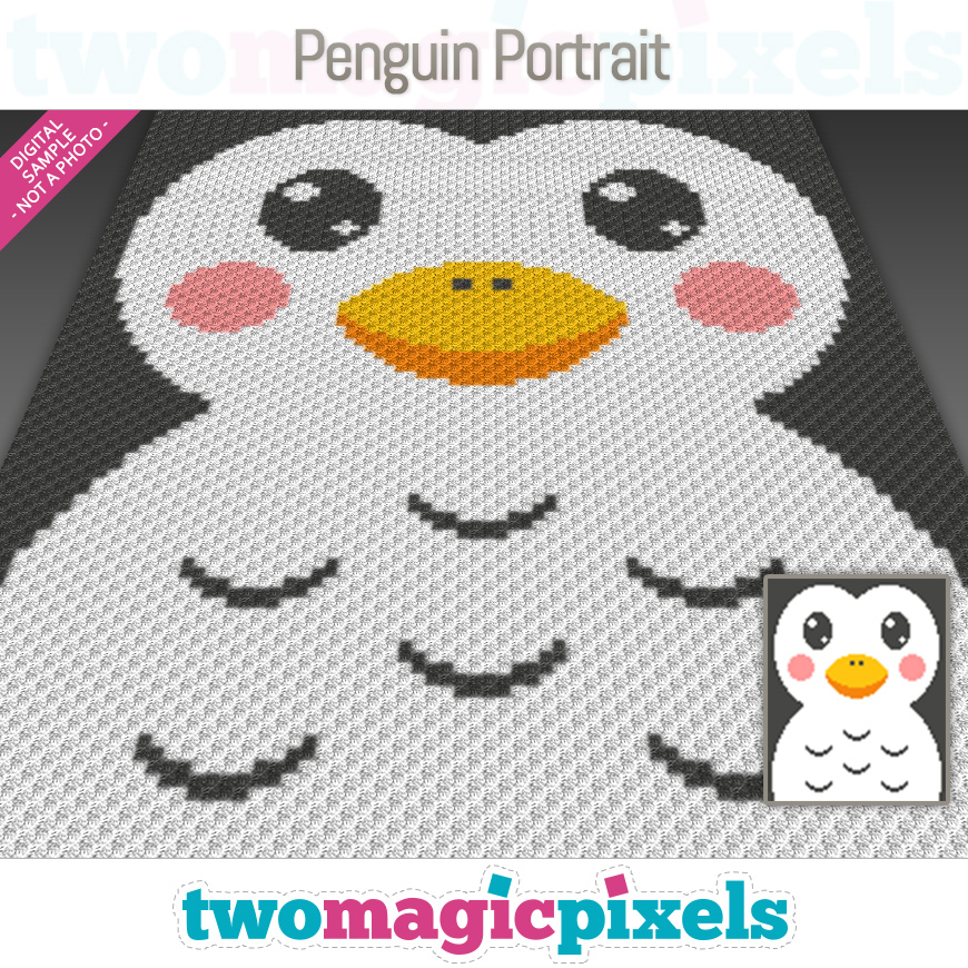 Penguin Portrait by Two Magic Pixels