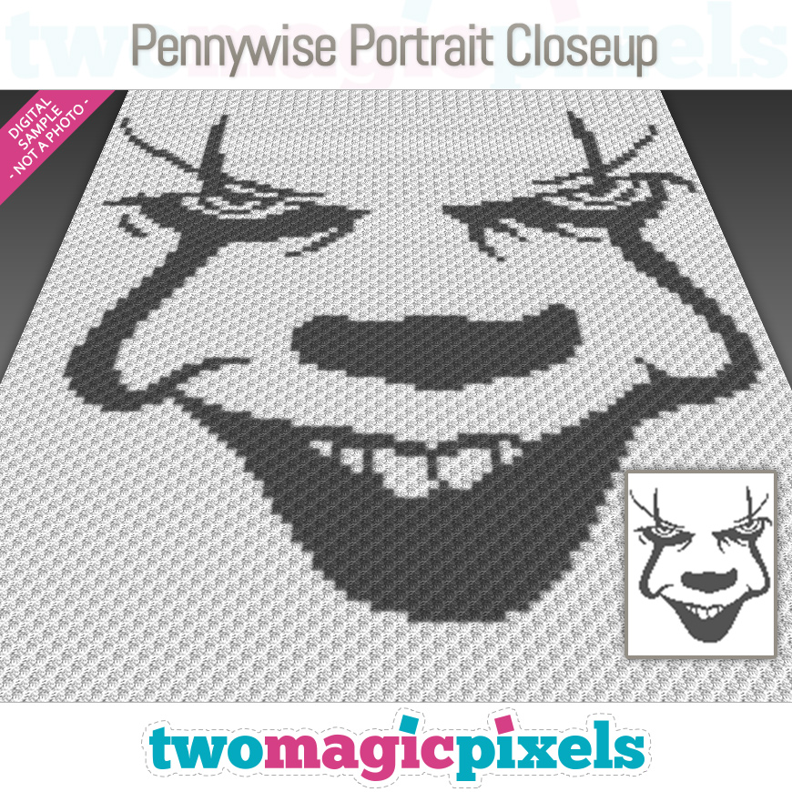 Pennywise Portrait Closeup by Two Magic Pixels