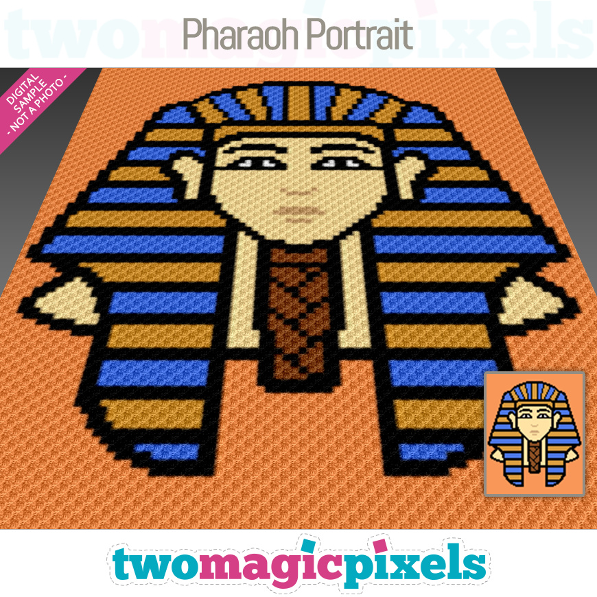 Pharaoh Portrait by Two Magic Pixels