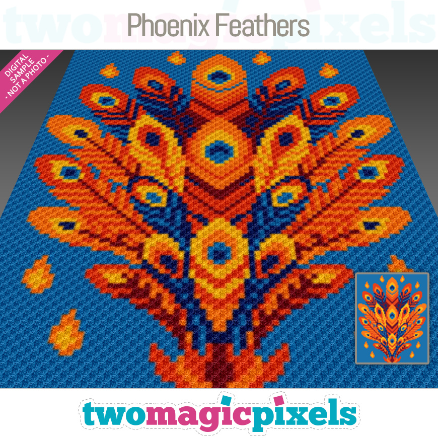 Phoenix Feathers by Two Magic Pixels