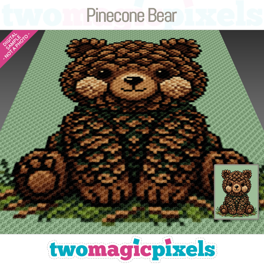 Pinecone Bear by Two Magic Pixels