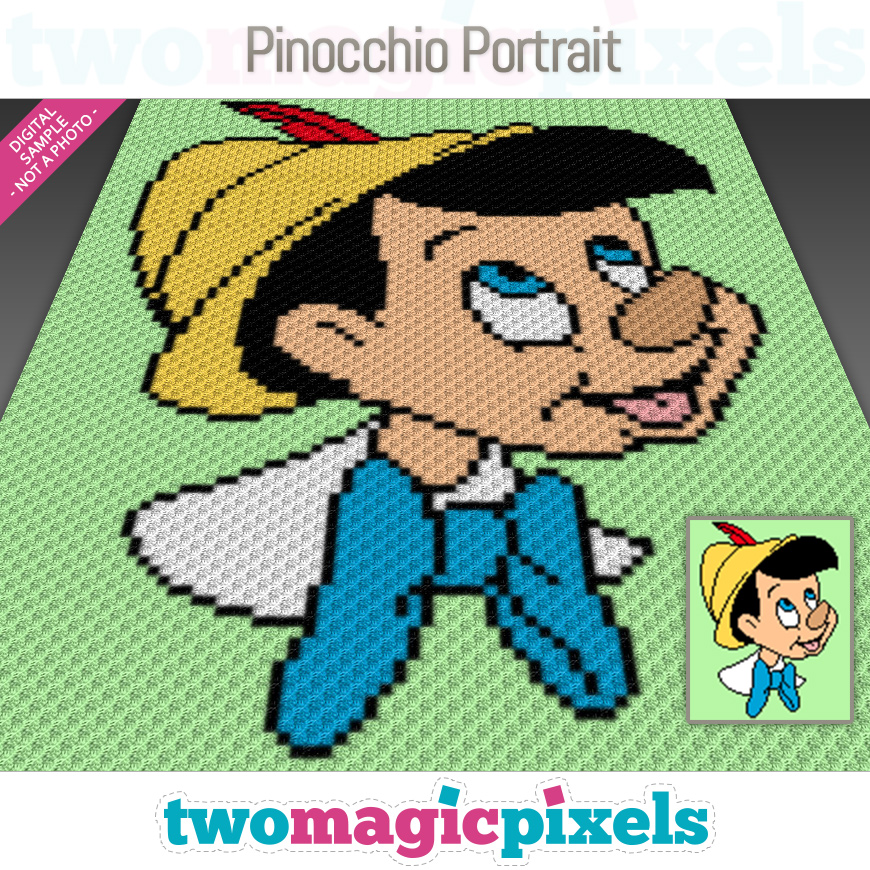 Pinocchio Portrait by Two Magic Pixels