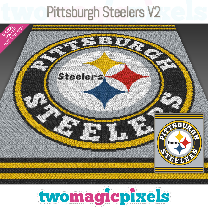 Pittsburgh Steelers v2 by Two Magic Pixels