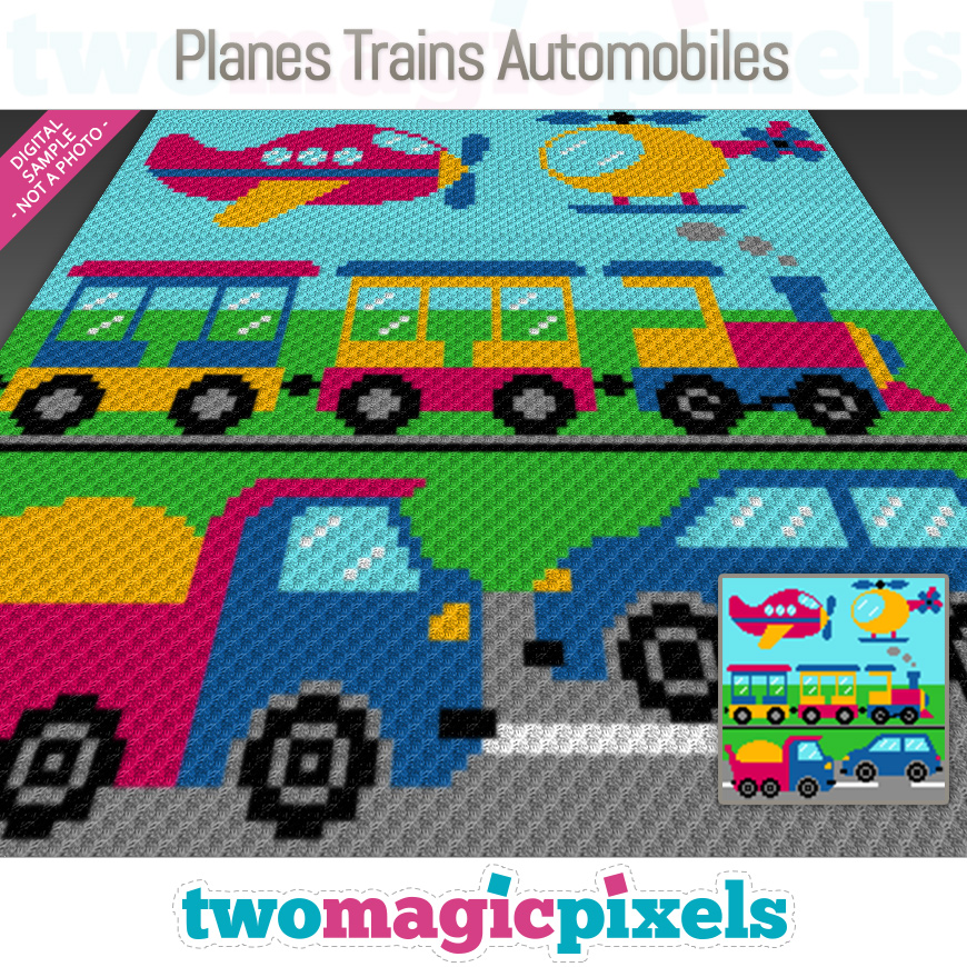 Planes, Trains, Automobiles by Two Magic Pixels