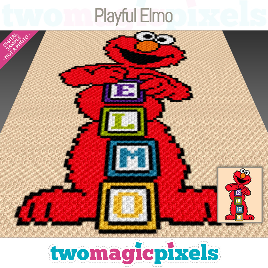 Playful Elmo by Two Magic Pixels