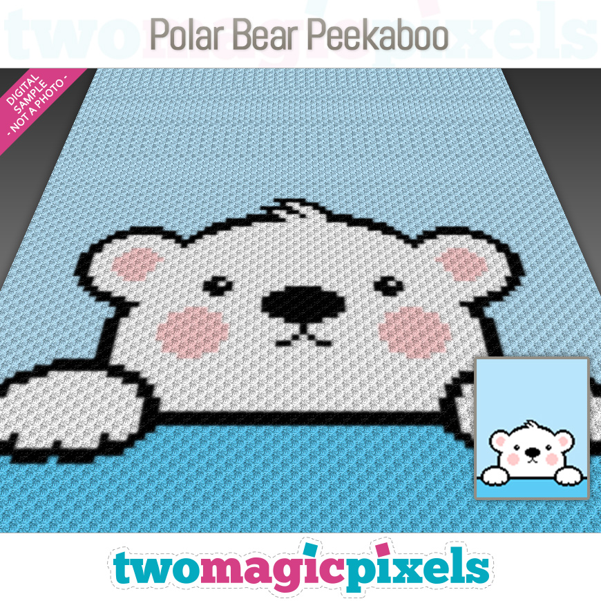 Polar Bear Peekaboo by Two Magic Pixels