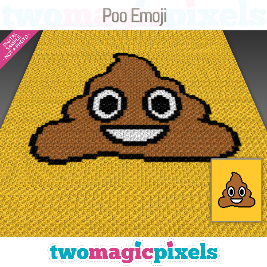 Poo Emoji by Two Magic Pixels