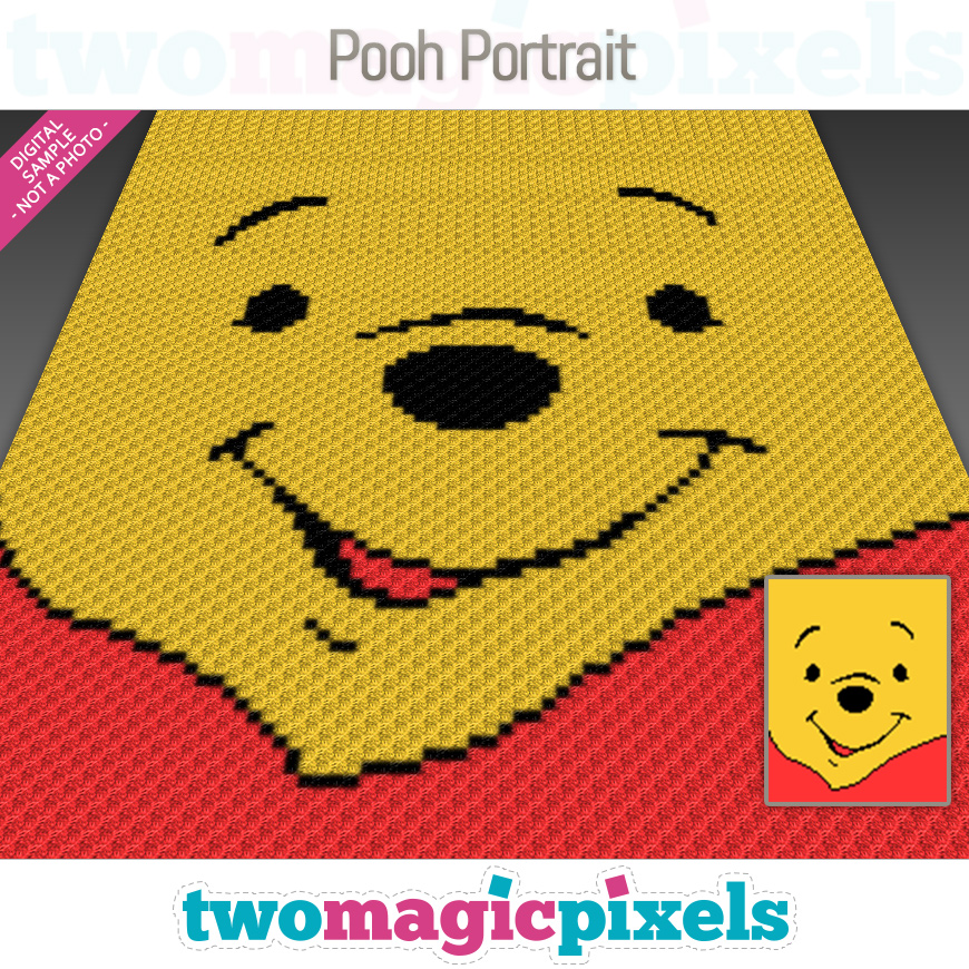 Pooh Portrait by Two Magic Pixels