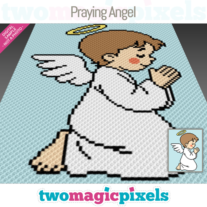 Praying Angel by Two Magic Pixels