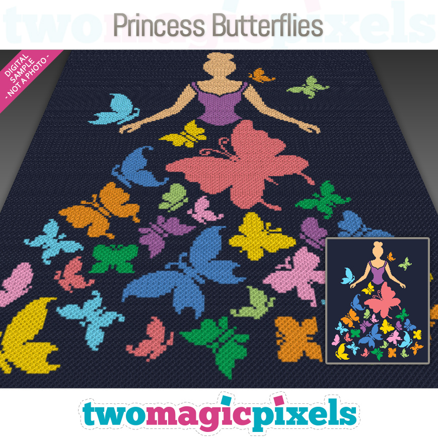 Princess Butterflies by Two Magic Pixels