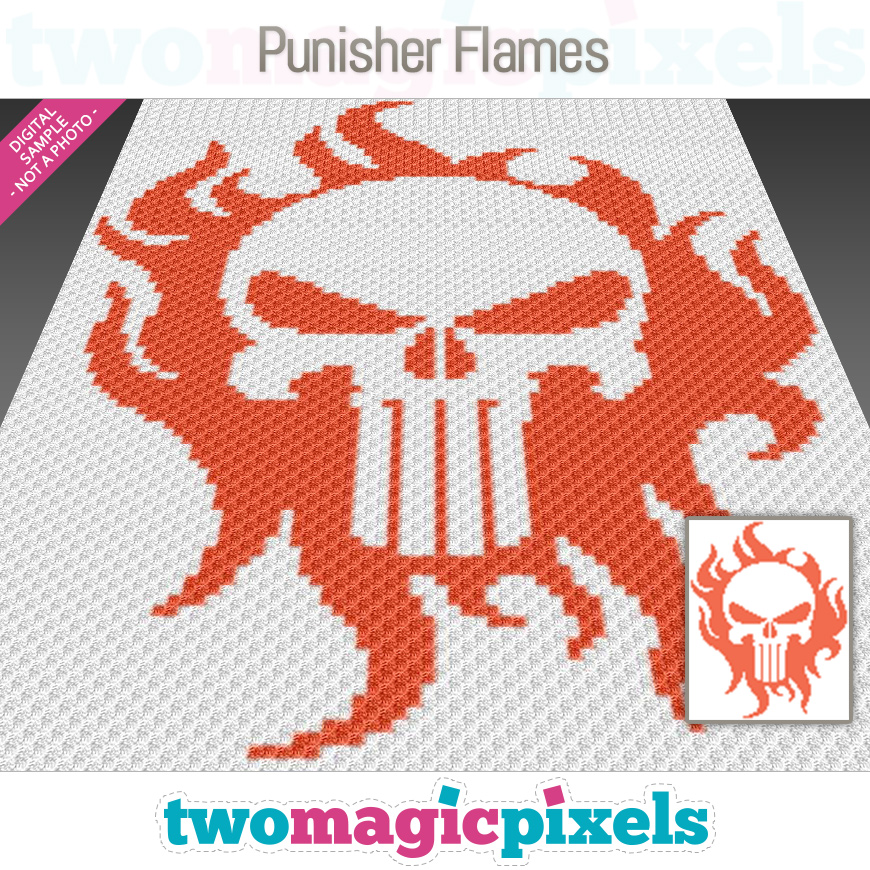Punisher Flames by Two Magic Pixels