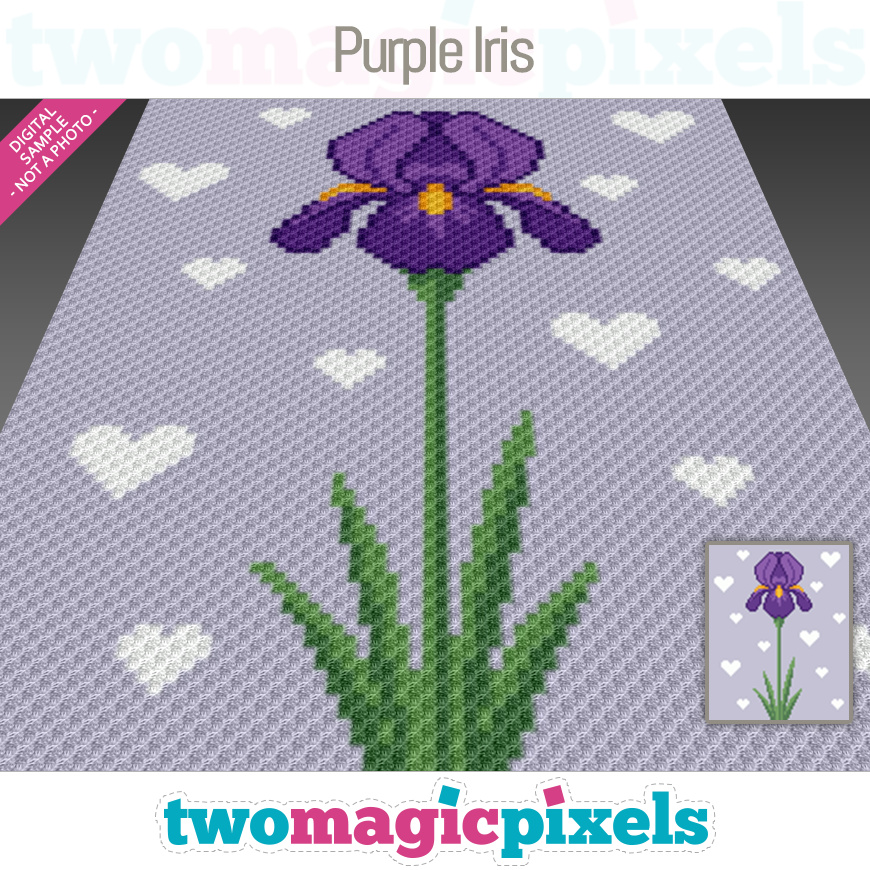 Purple Iris by Two Magic Pixels