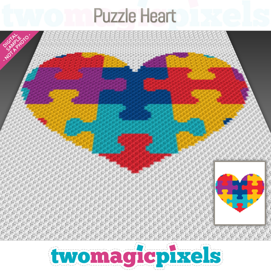 Puzzle Heart by Two Magic Pixels