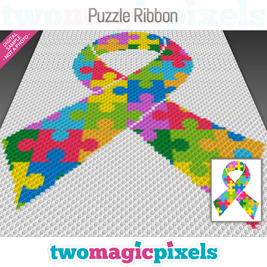 Puzzle Ribbon by Two Magic Pixels