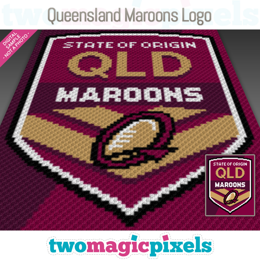 Queensland Maroons Logo by Two Magic Pixels