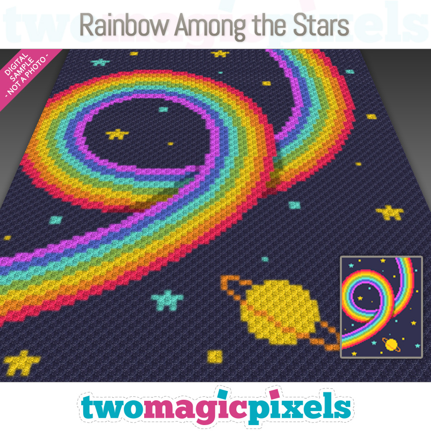 Rainbow Among the Stars by Two Magic Pixels