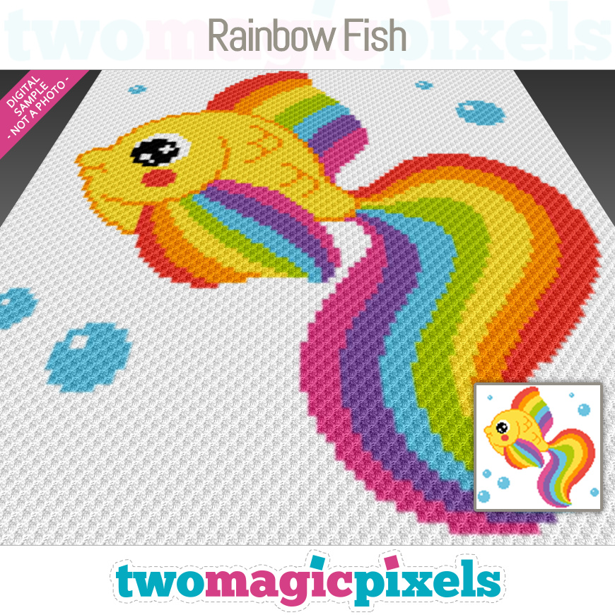 Rainbow Fish by Two Magic Pixels