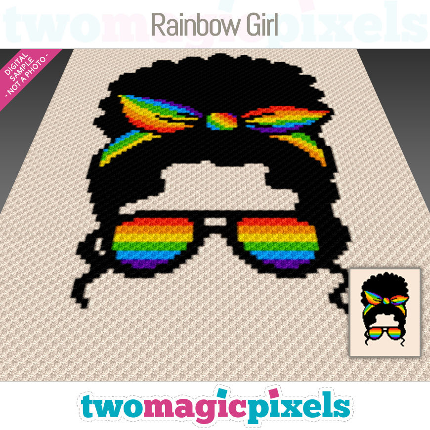 Rainbow Girl by Two Magic Pixels