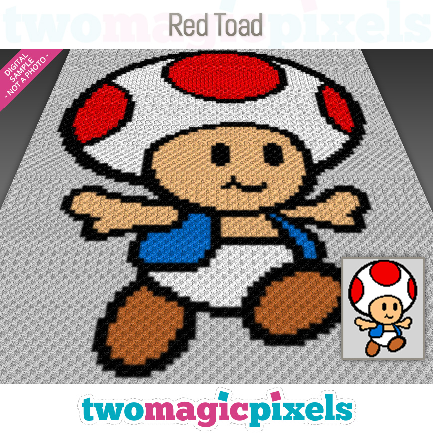 Red Toad by Two Magic Pixels