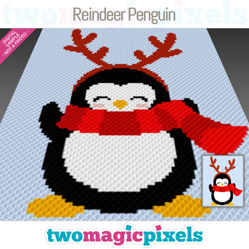 Reindeer Penguin by Two Magic Pixels