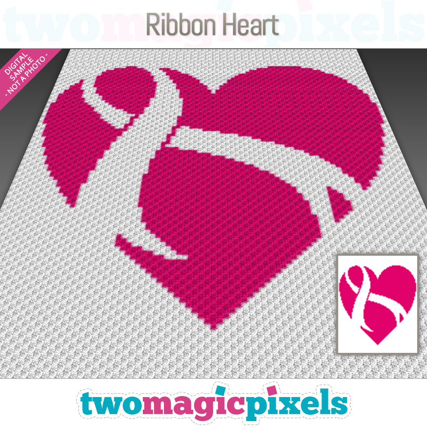 Ribbon Heart by Two Magic Pixels