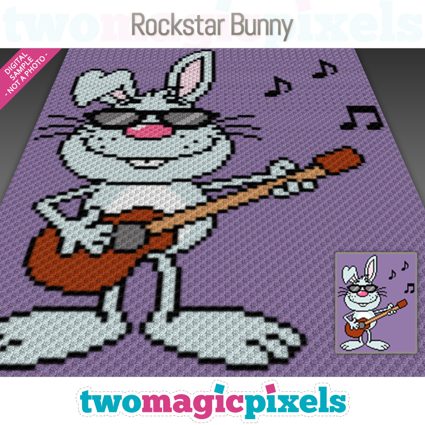 Rockstar Bunny by Two Magic Pixels
